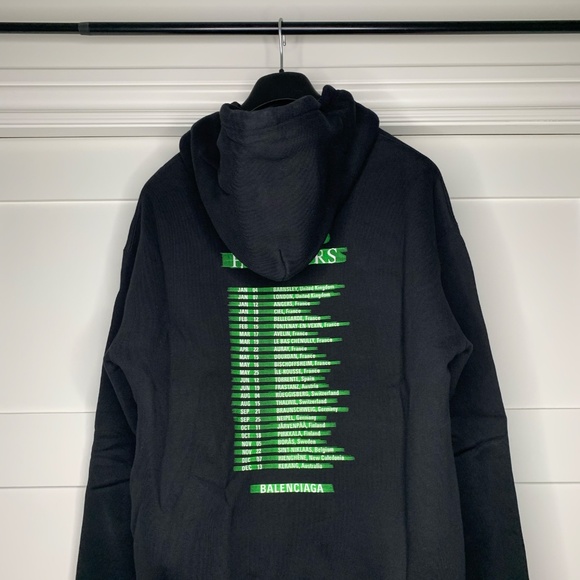 Balenciaga Black Speedhunters Hoodie - Picture 4 of 9